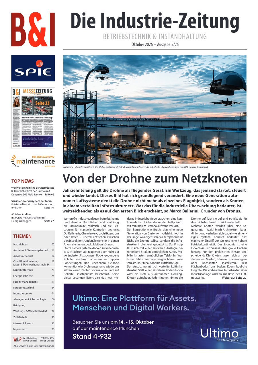 Titelseite B&I OKT 2026